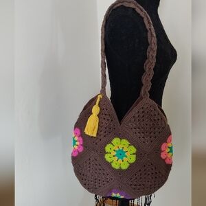 Handmade Crochet Women's Shoulders Bag